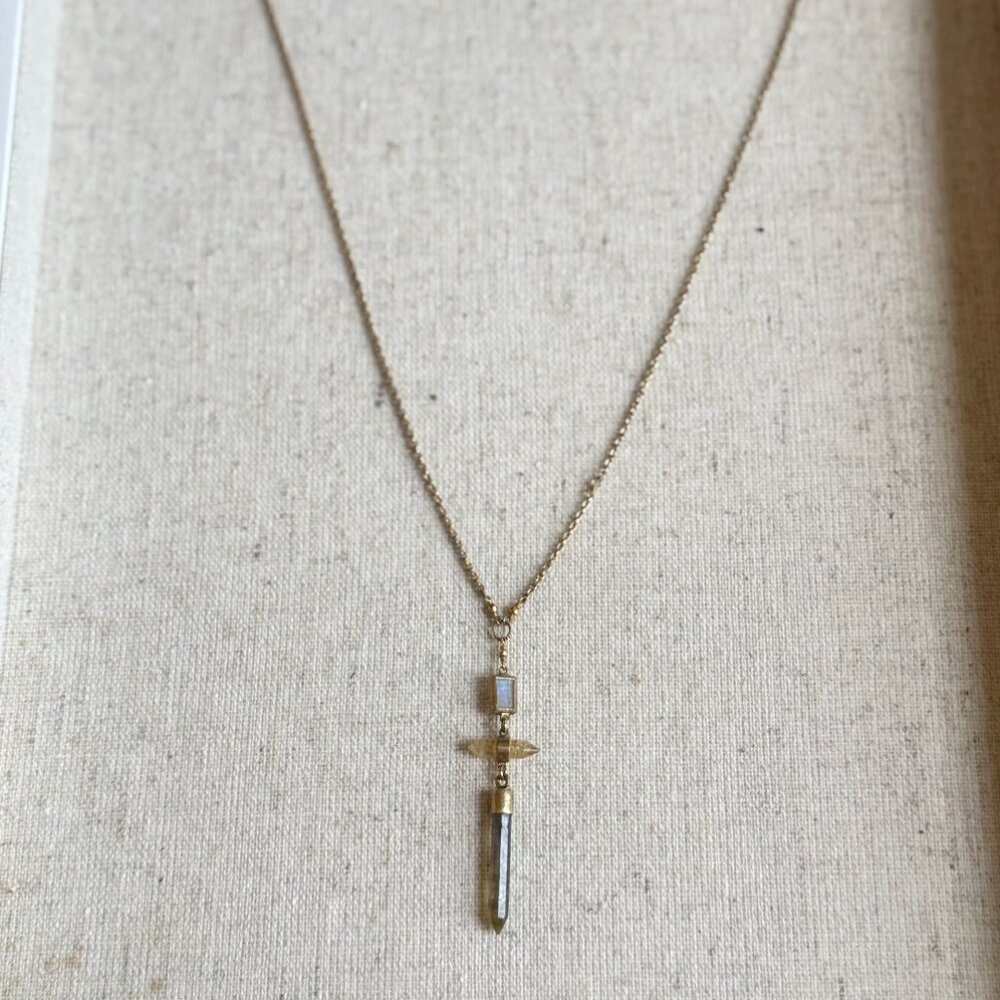 Chan Luu Gold Plated Charm Necklace